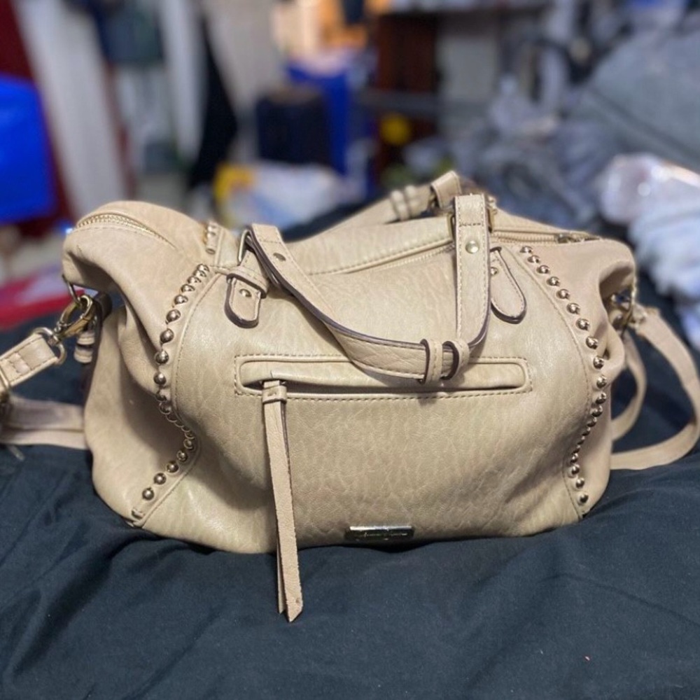 Jessica Simpson Lucille Satchel Handbag Crossbody Purse - Quartz